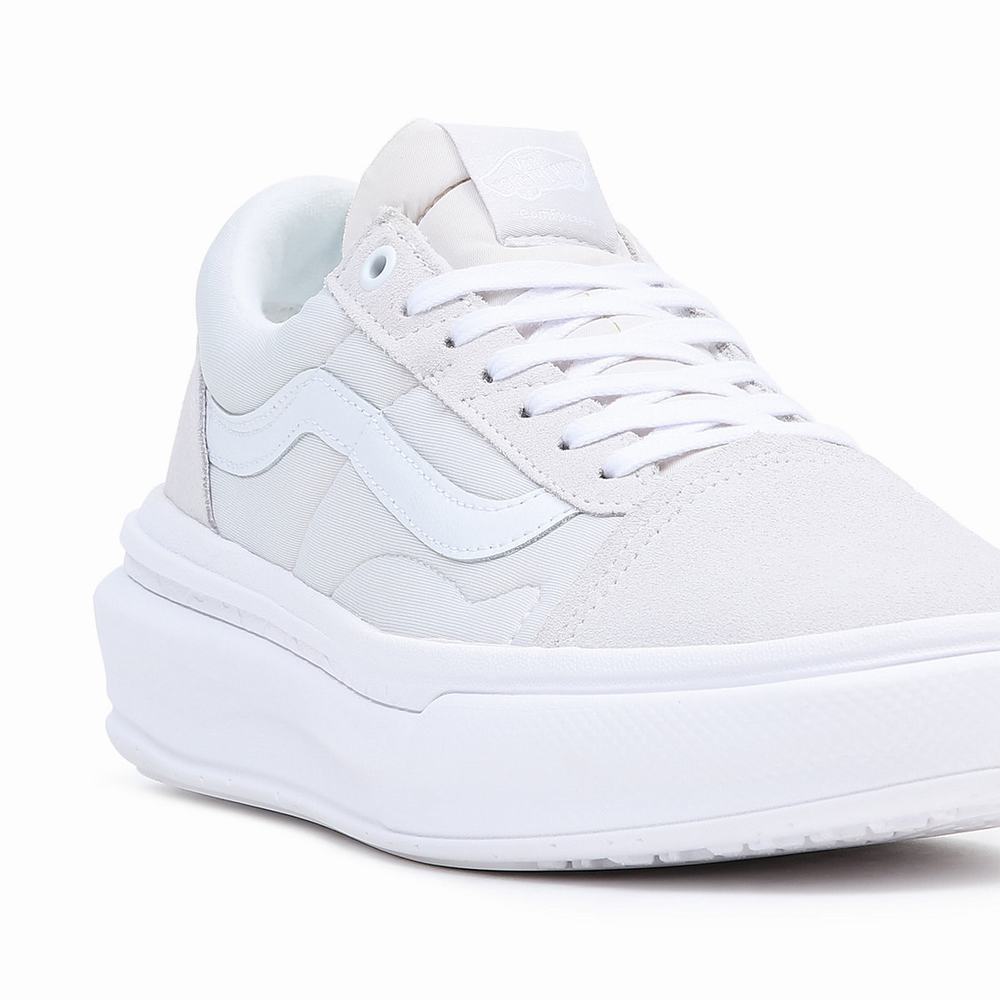 Men's Vans Old Skool Overt CC Sneakers White | USA57601