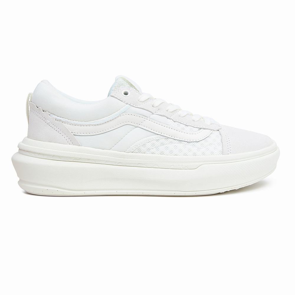 Men's Vans Old Skool Overt Plus CC Sneakers White | USA38245