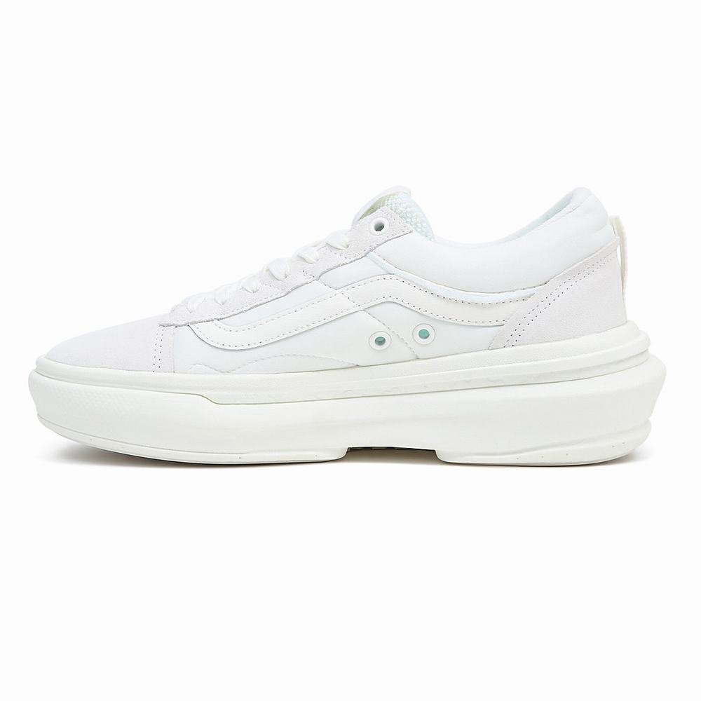 Men's Vans Old Skool Overt Plus CC Sneakers White | USA38245