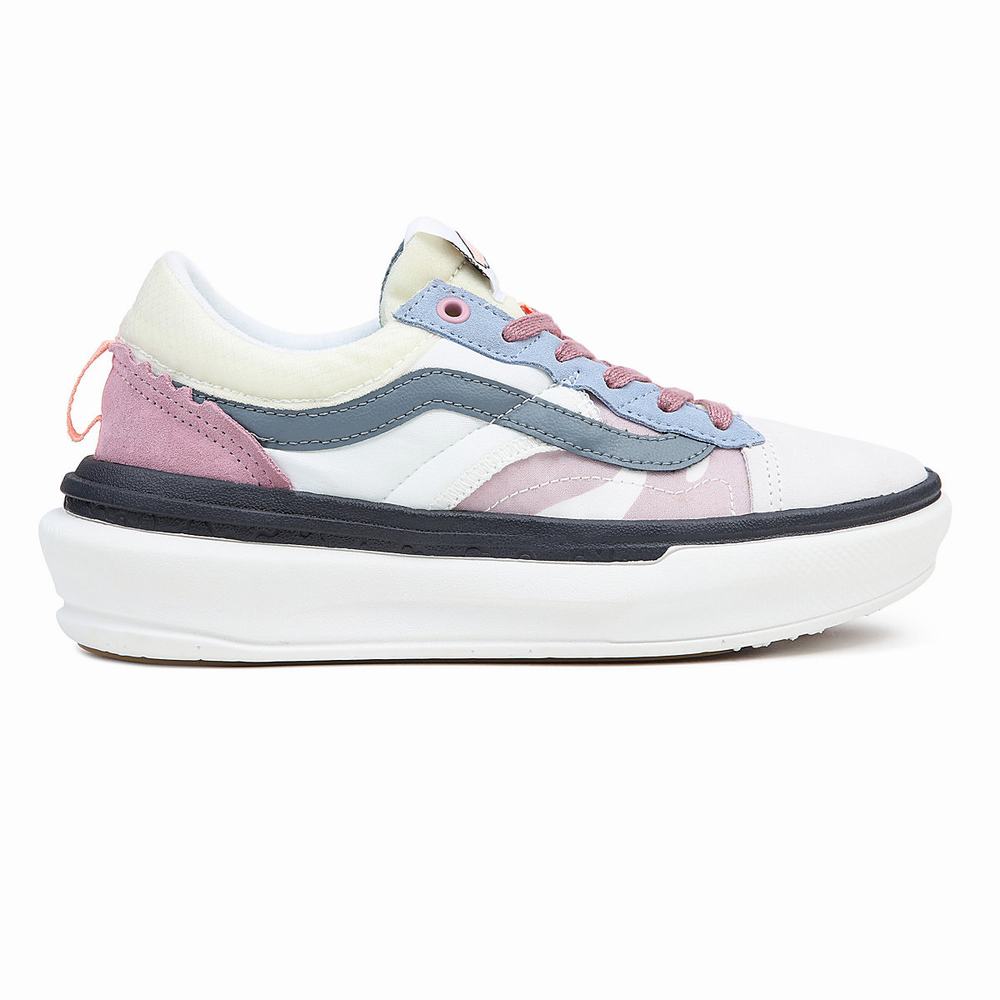 Men's Vans Old Skool Overt Plus CC Sneakers White | USA81479