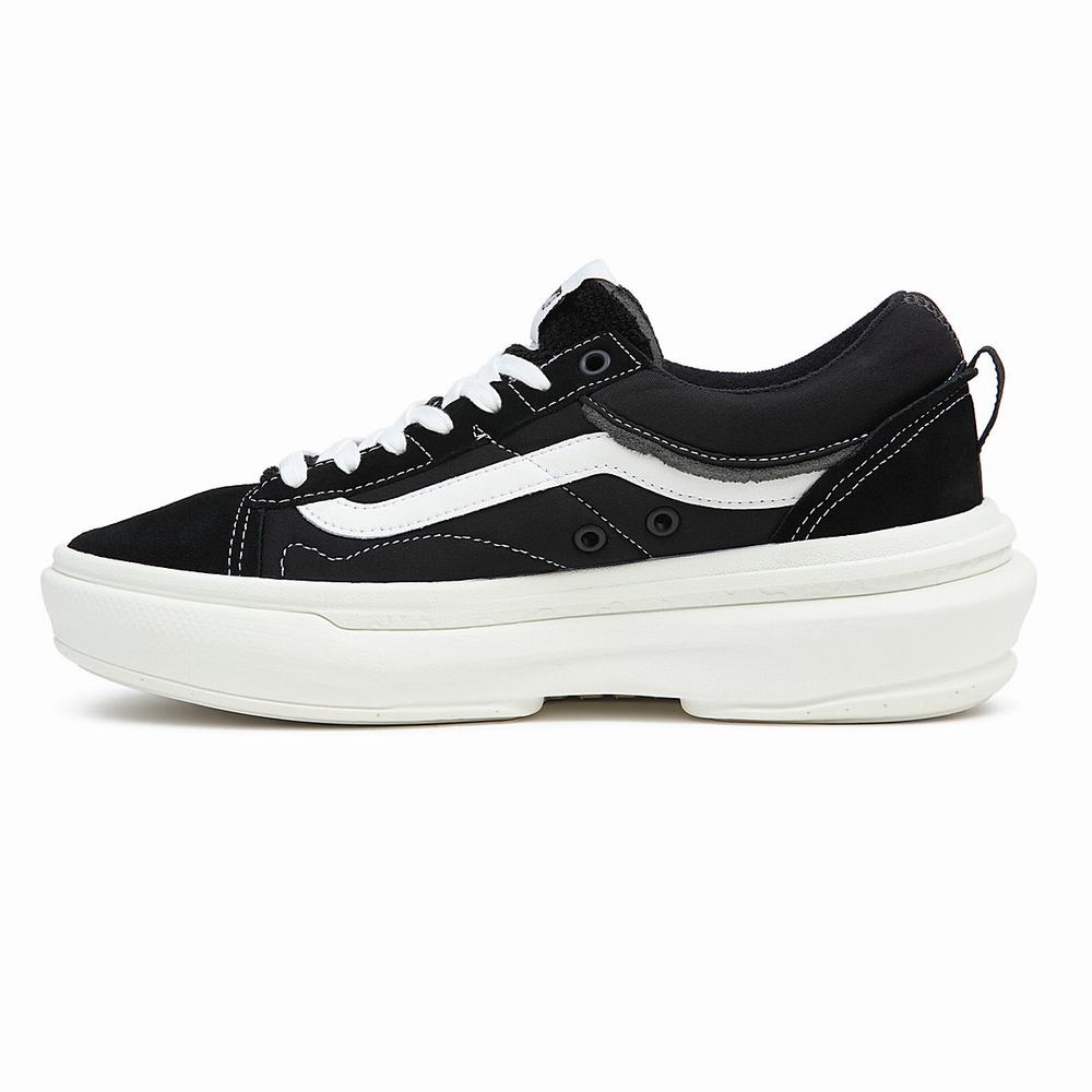 Men's Vans Old Skool Overt Plus CC Sneakers Black | USA92186