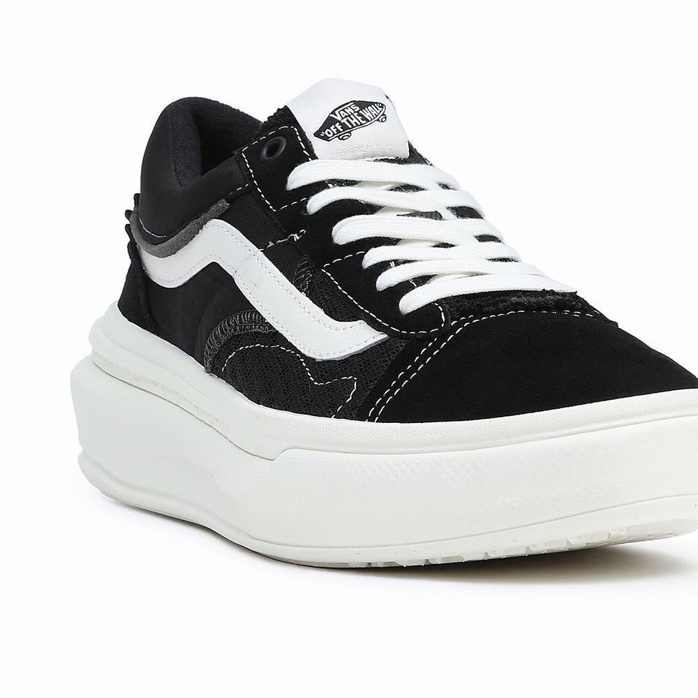 Men's Vans Old Skool Overt Plus CC Sneakers Black | USA92186