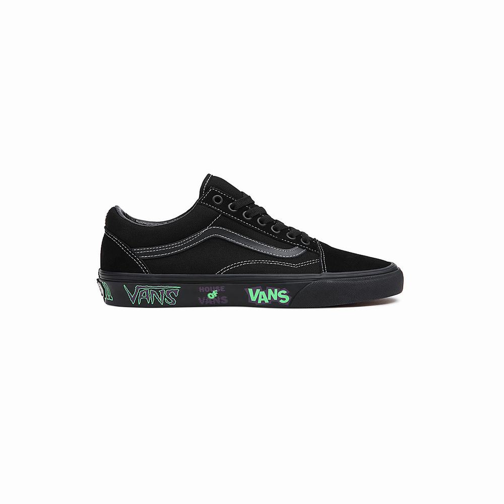 Men's Vans Old Skool Sneakers Black | USA43072