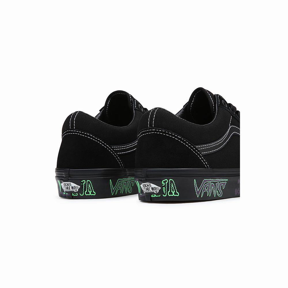 Men's Vans Old Skool Sneakers Black | USA43072