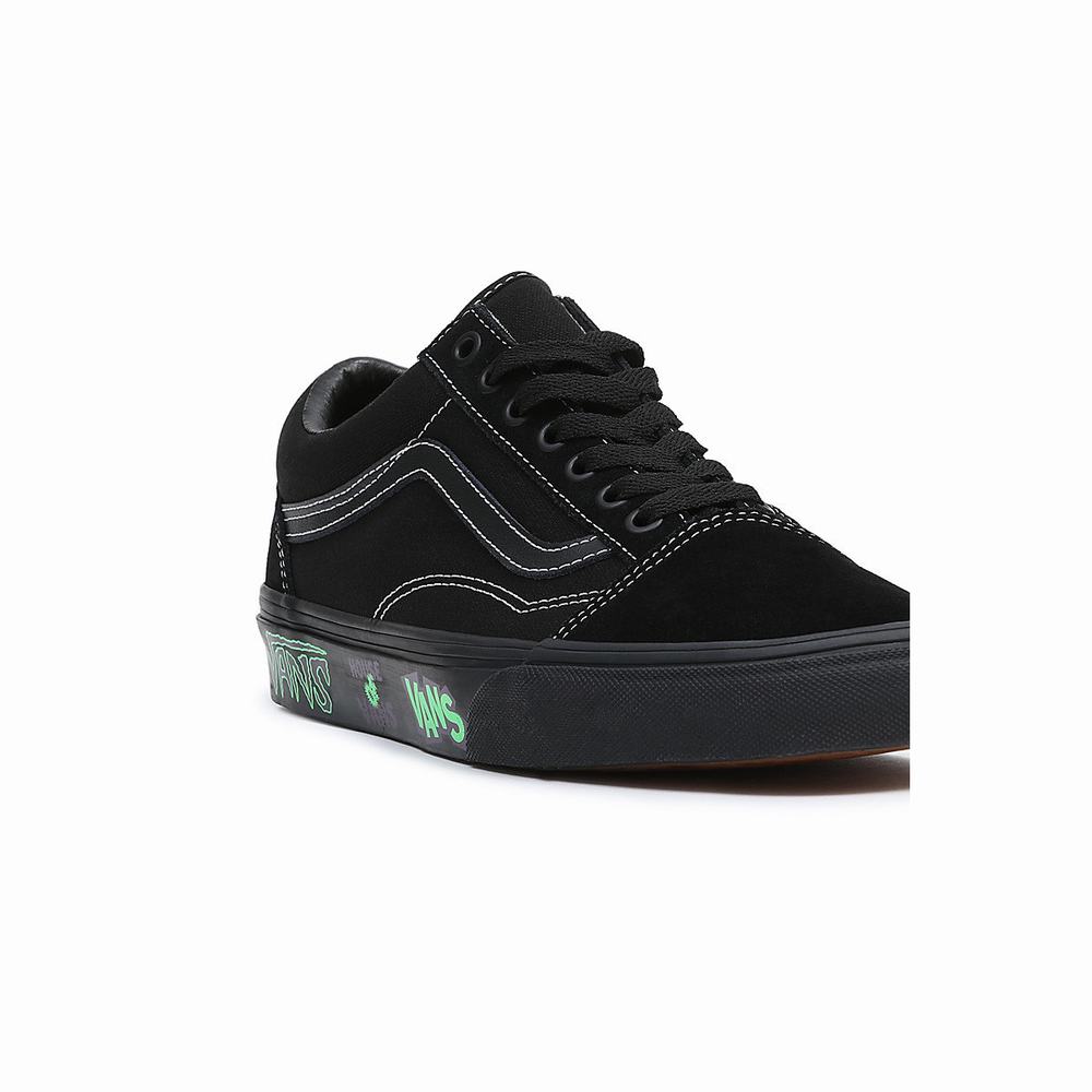 Men's Vans Old Skool Sneakers Black | USA43072