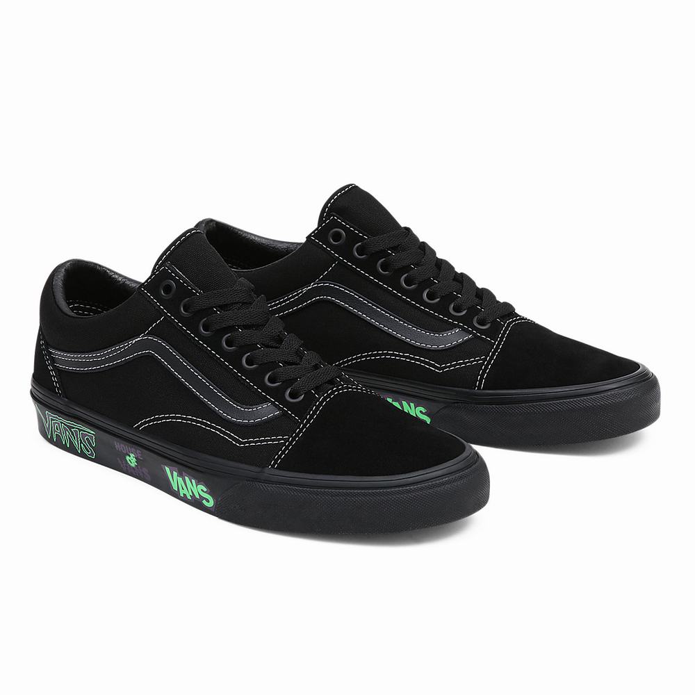 Men\'s Vans Old Skool Sneakers Black | USA43072