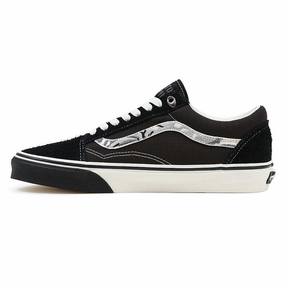 Men's Vans Old Skool Sneakers Black | USA48207