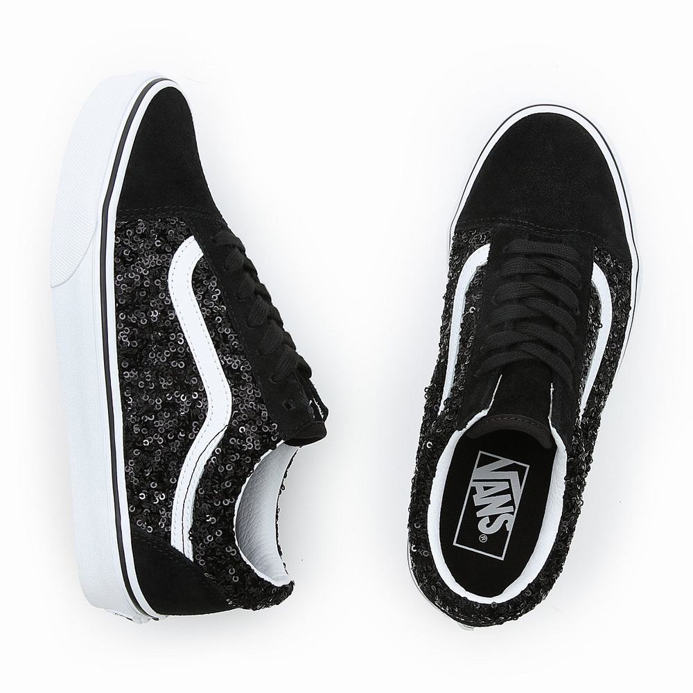 Men's Vans Old Skool Sneakers Black | USA63452