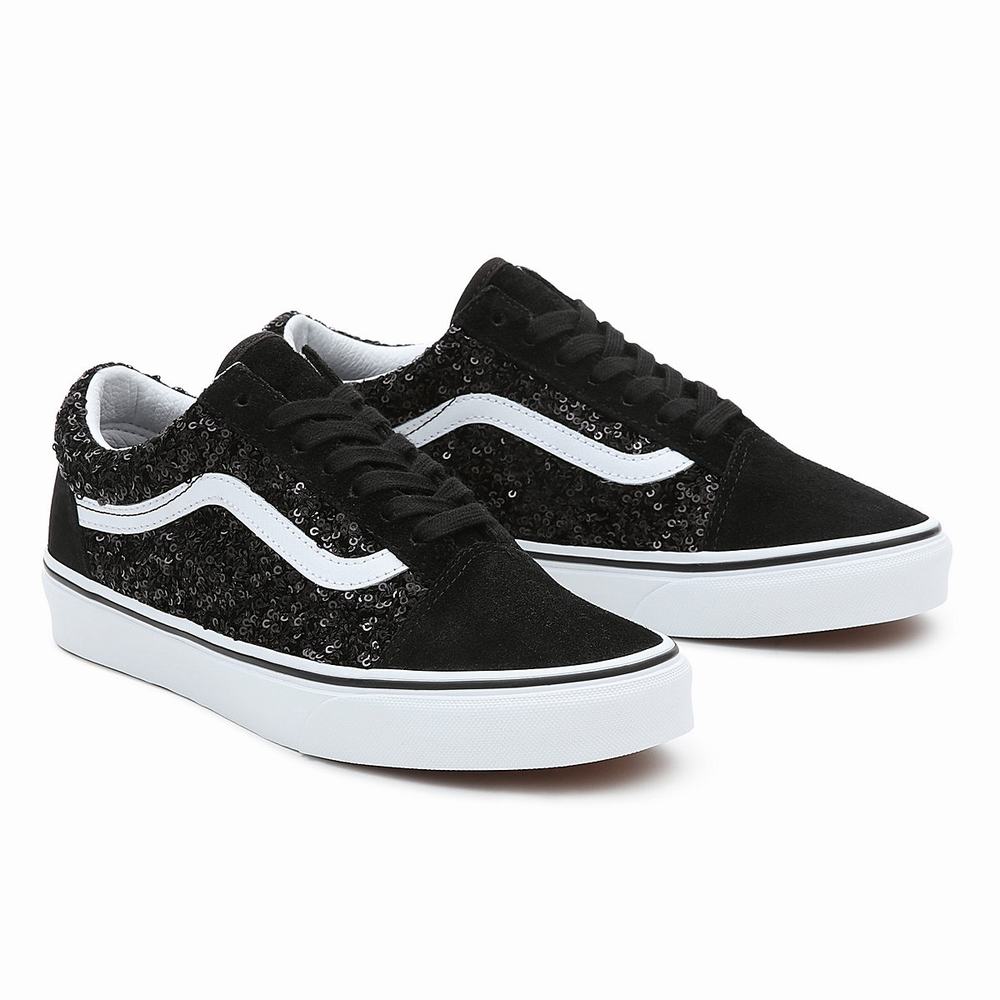 Men\'s Vans Old Skool Sneakers Black | USA63452