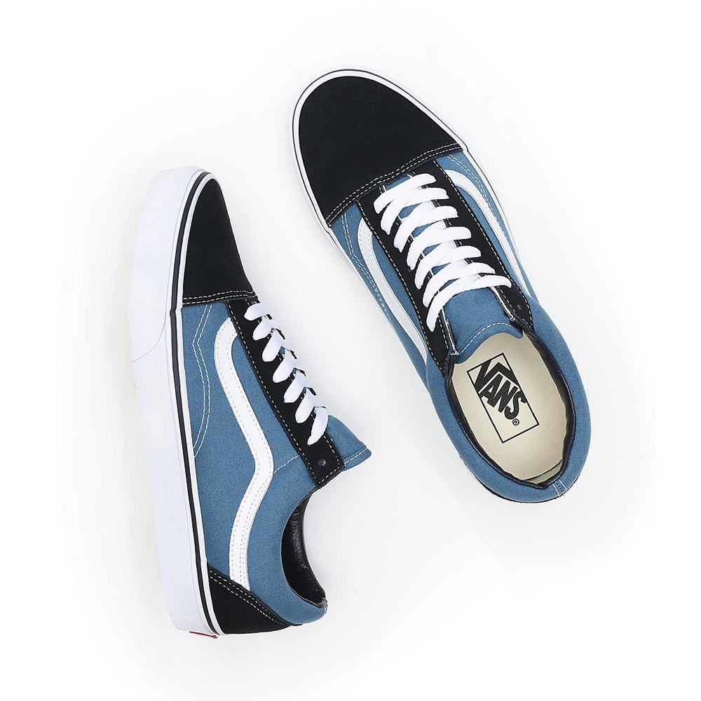 Men's Vans Old Skool Sneakers Blue | USA31489