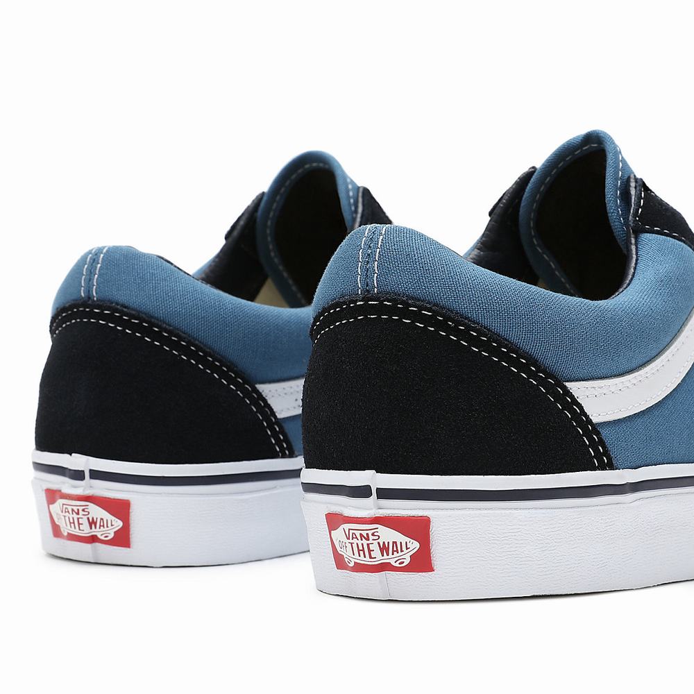 Men's Vans Old Skool Sneakers Blue | USA31489