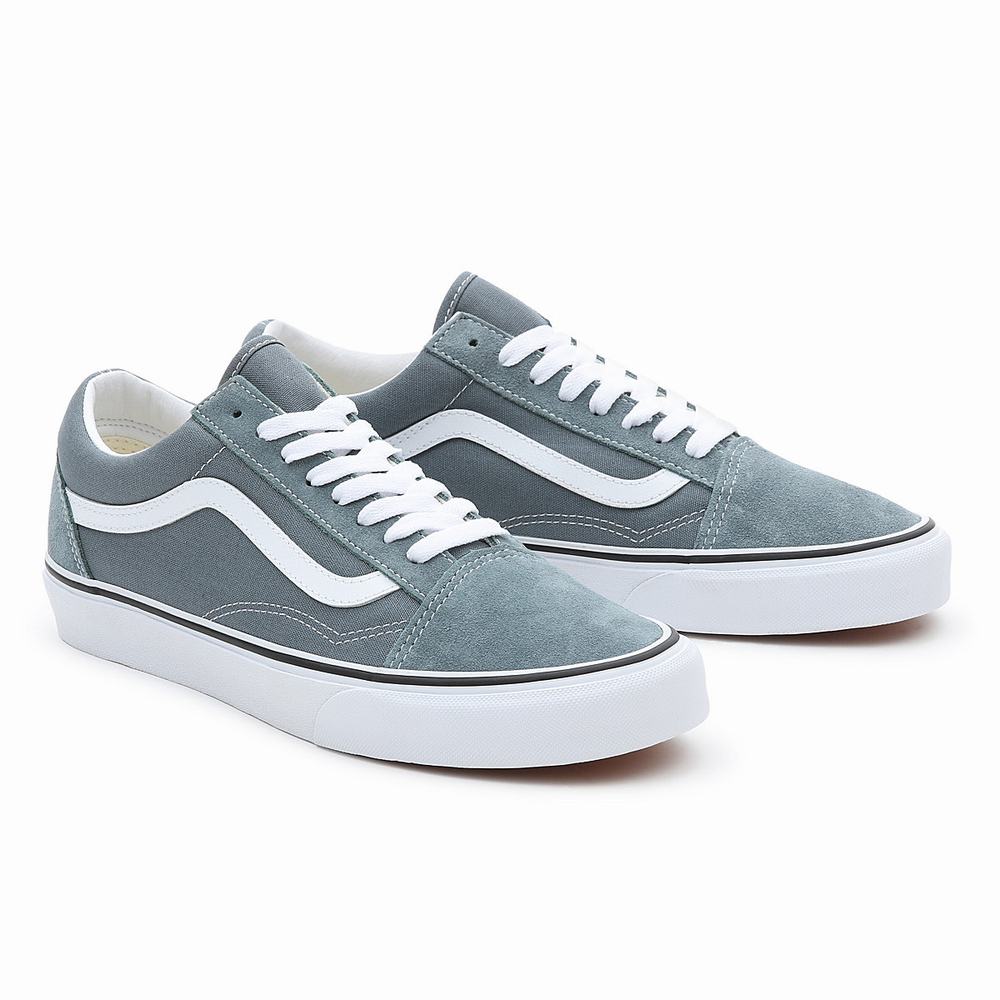 Men\'s Vans Old Skool Sneakers Blue | USA94036