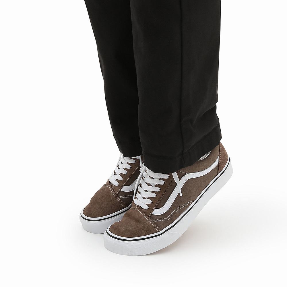 Men's Vans Old Skool Sneakers Brown | USA43019