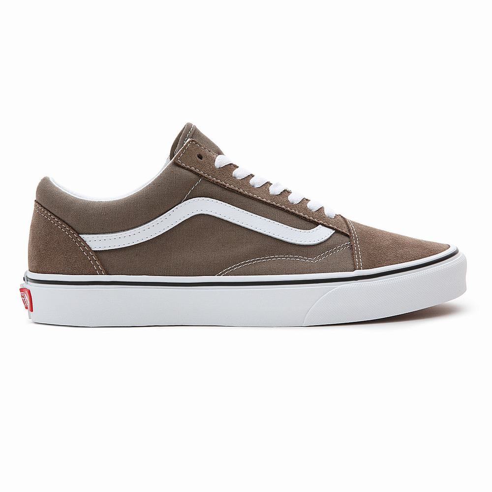 Men's Vans Old Skool Sneakers Brown | USA43019