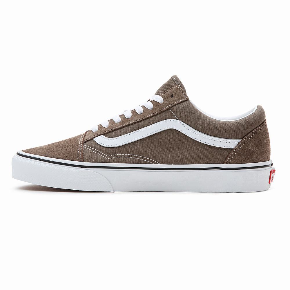 Men's Vans Old Skool Sneakers Brown | USA43019