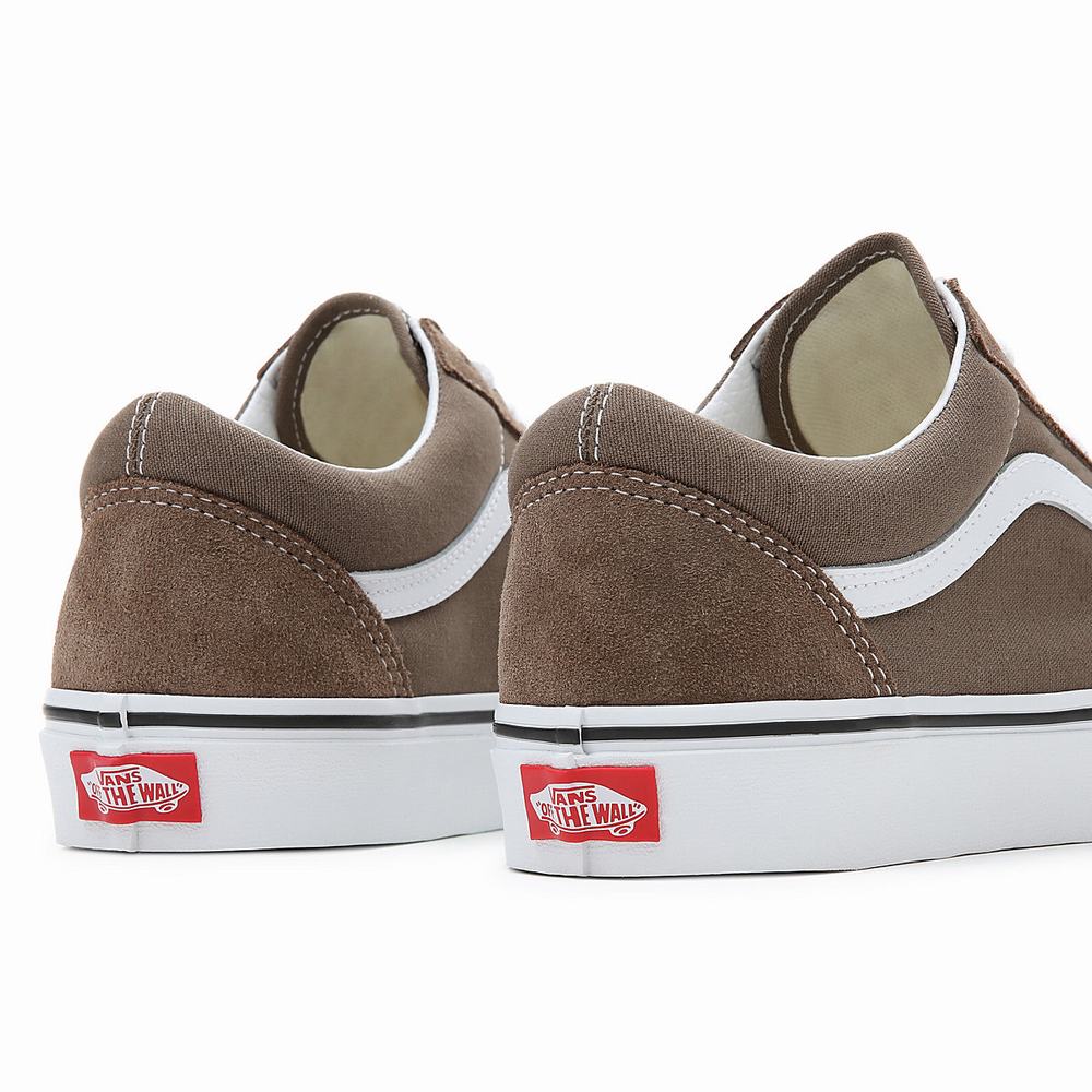 Men's Vans Old Skool Sneakers Brown | USA43019