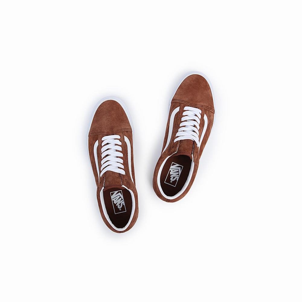 Men's Vans Old Skool Sneakers Brown | USA54720