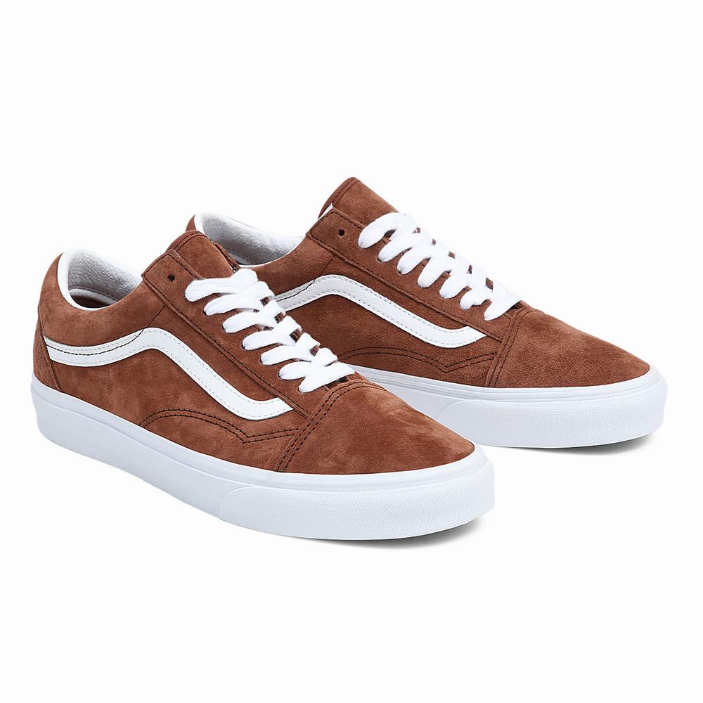 Men\'s Vans Old Skool Sneakers Brown | USA54720