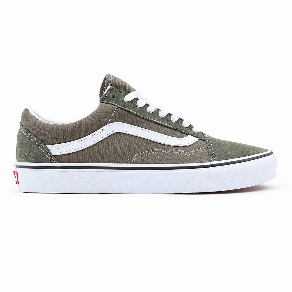 Men's Vans Old Skool Sneakers Green | USA02347