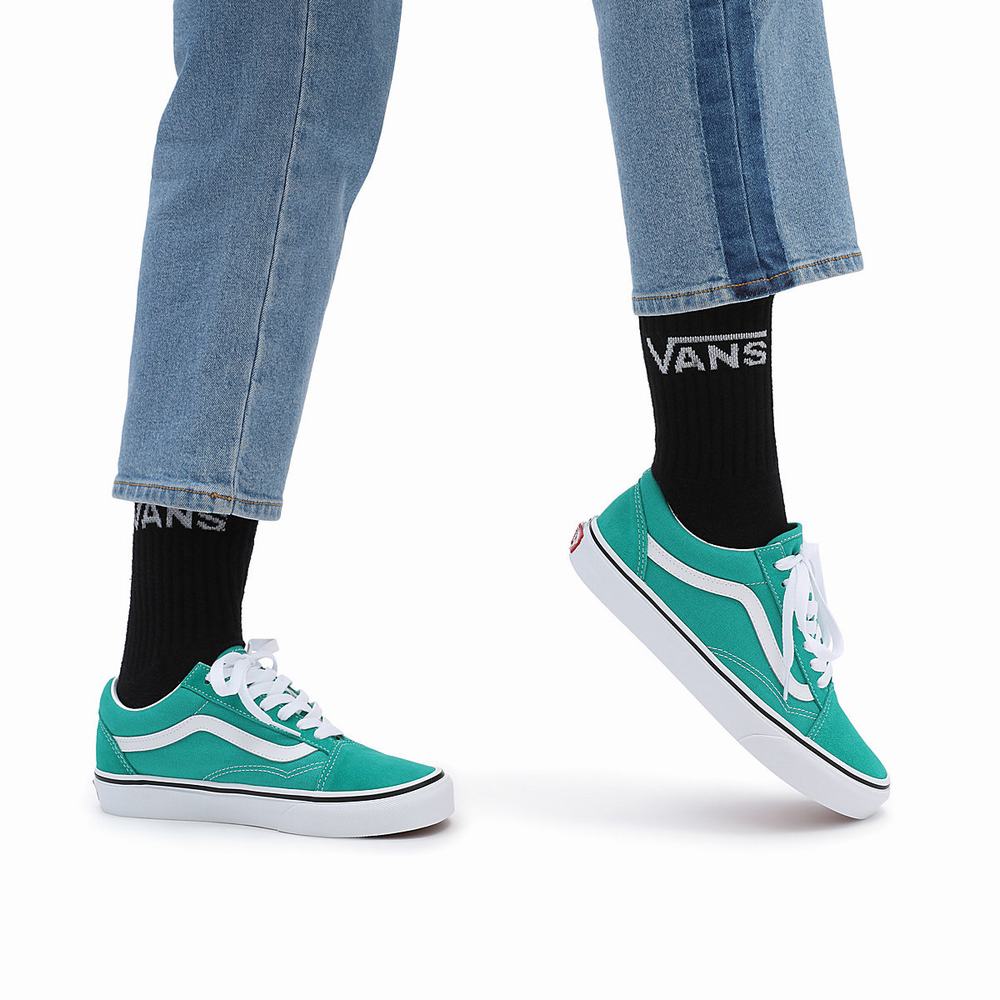 Men's Vans Old Skool Sneakers Green | USA28369