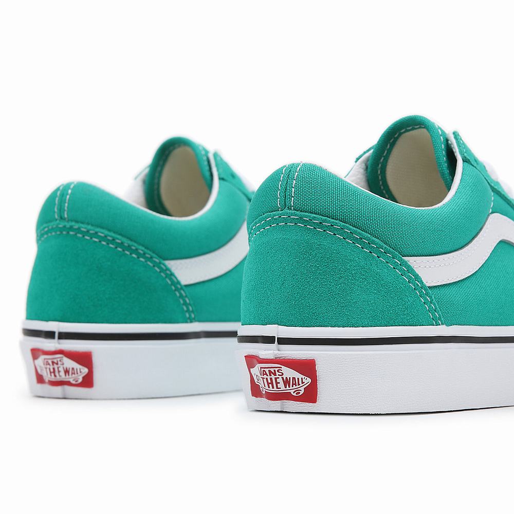 Men's Vans Old Skool Sneakers Green | USA28369