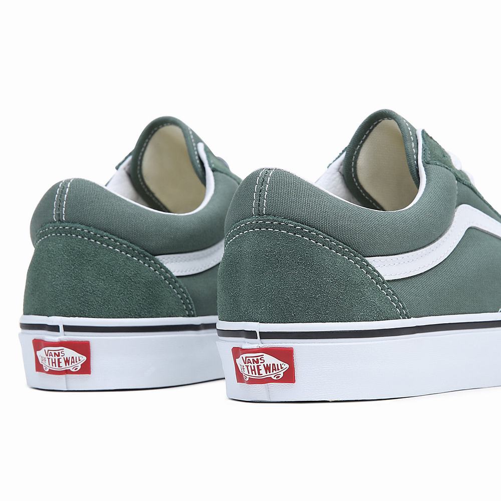 Men's Vans Old Skool Sneakers Green | USA50821