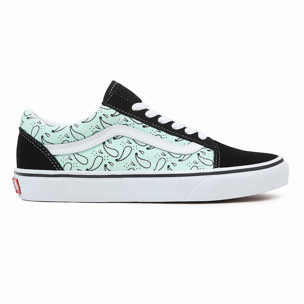 Men's Vans Old Skool Sneakers Green | USA51308