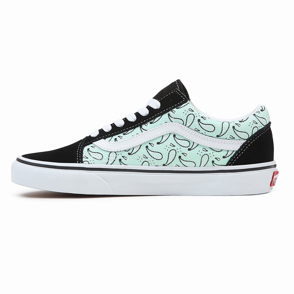 Men's Vans Old Skool Sneakers Green | USA51308