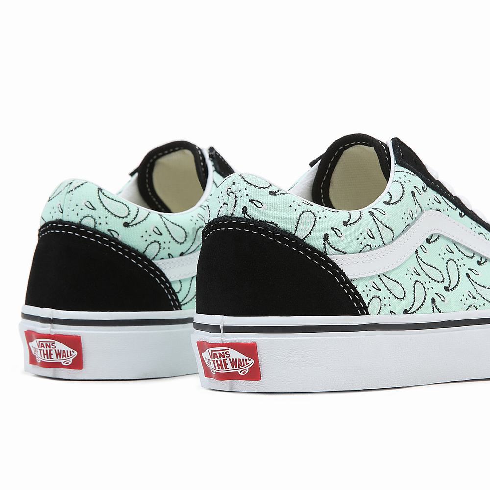 Men's Vans Old Skool Sneakers Green | USA51308