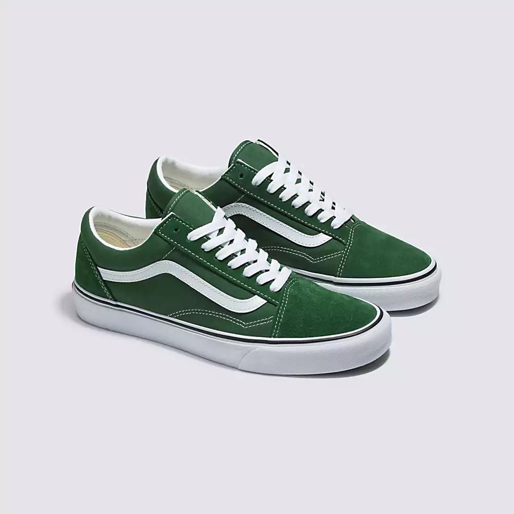 Men's Vans Old Skool Sneakers Green | USA61435