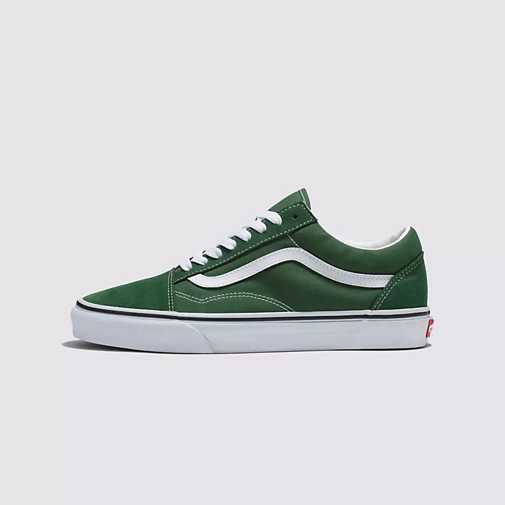 Men\'s Vans Old Skool Sneakers Green | USA61435