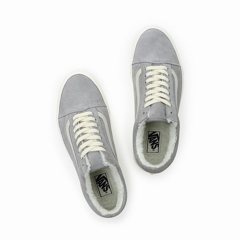 Men's Vans Old Skool Sneakers Grey | USA48512