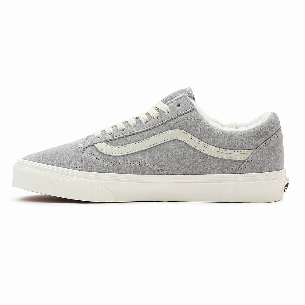 Men's Vans Old Skool Sneakers Grey | USA48512