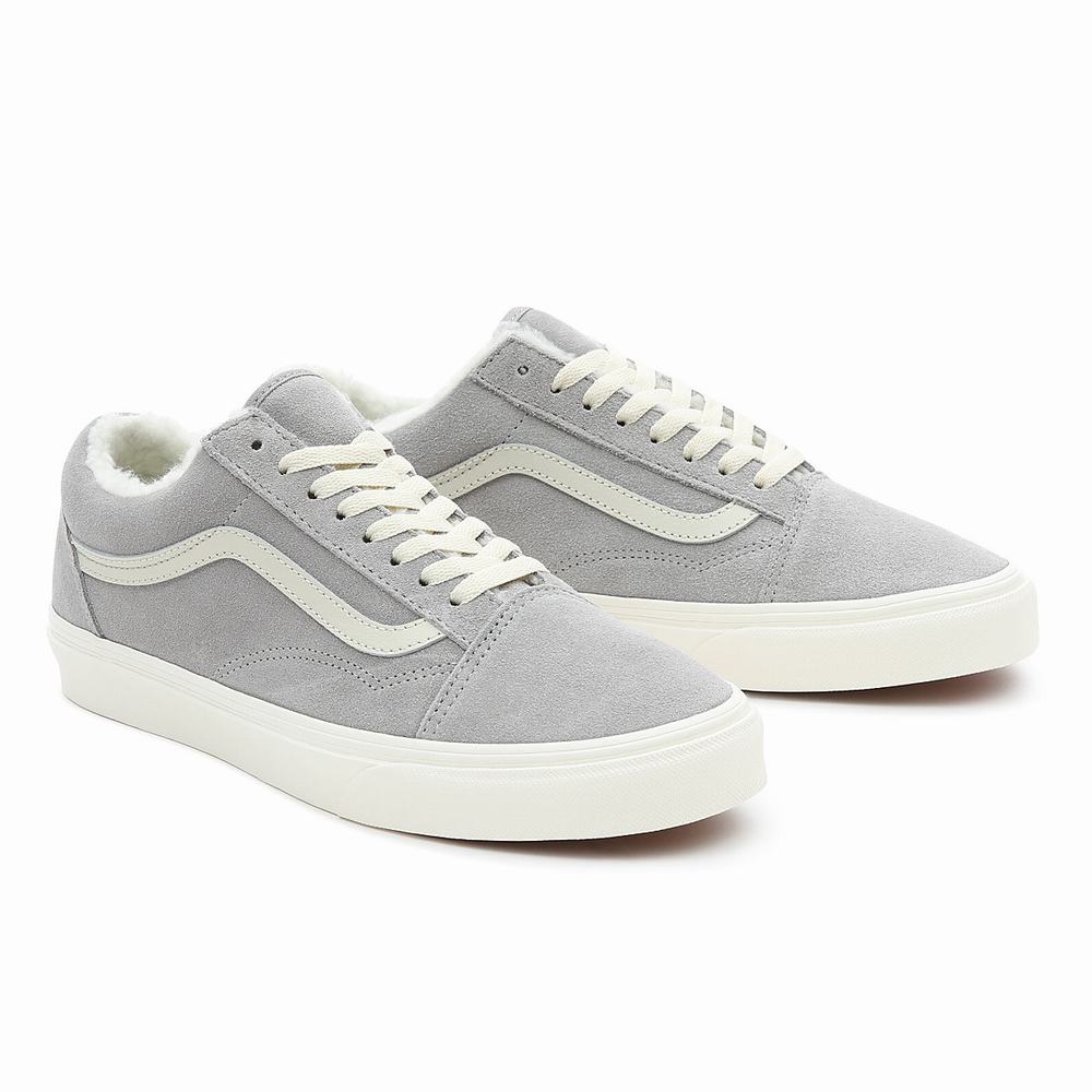 Men\'s Vans Old Skool Sneakers Grey | USA48512