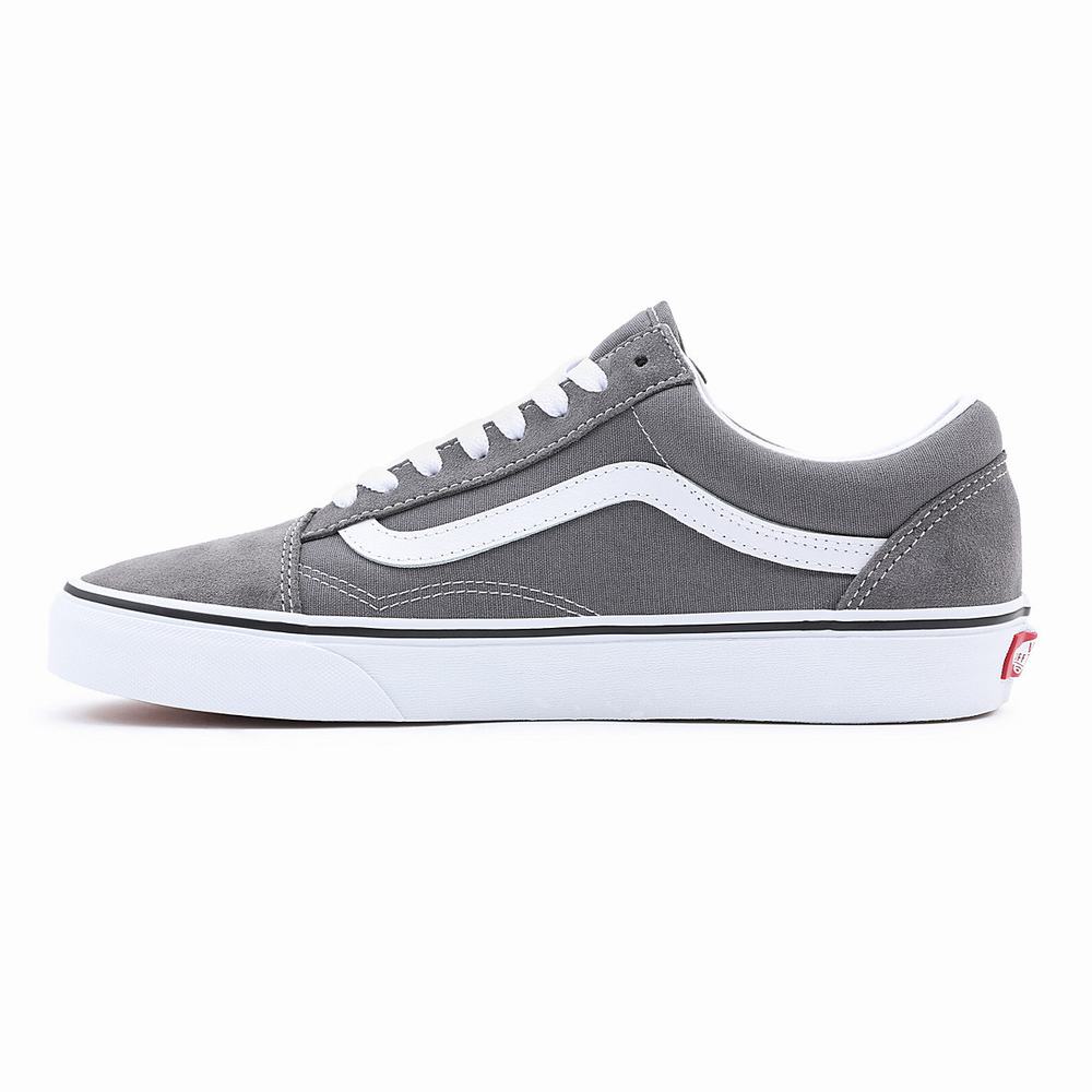 Men's Vans Old Skool Sneakers Grey | USA95742