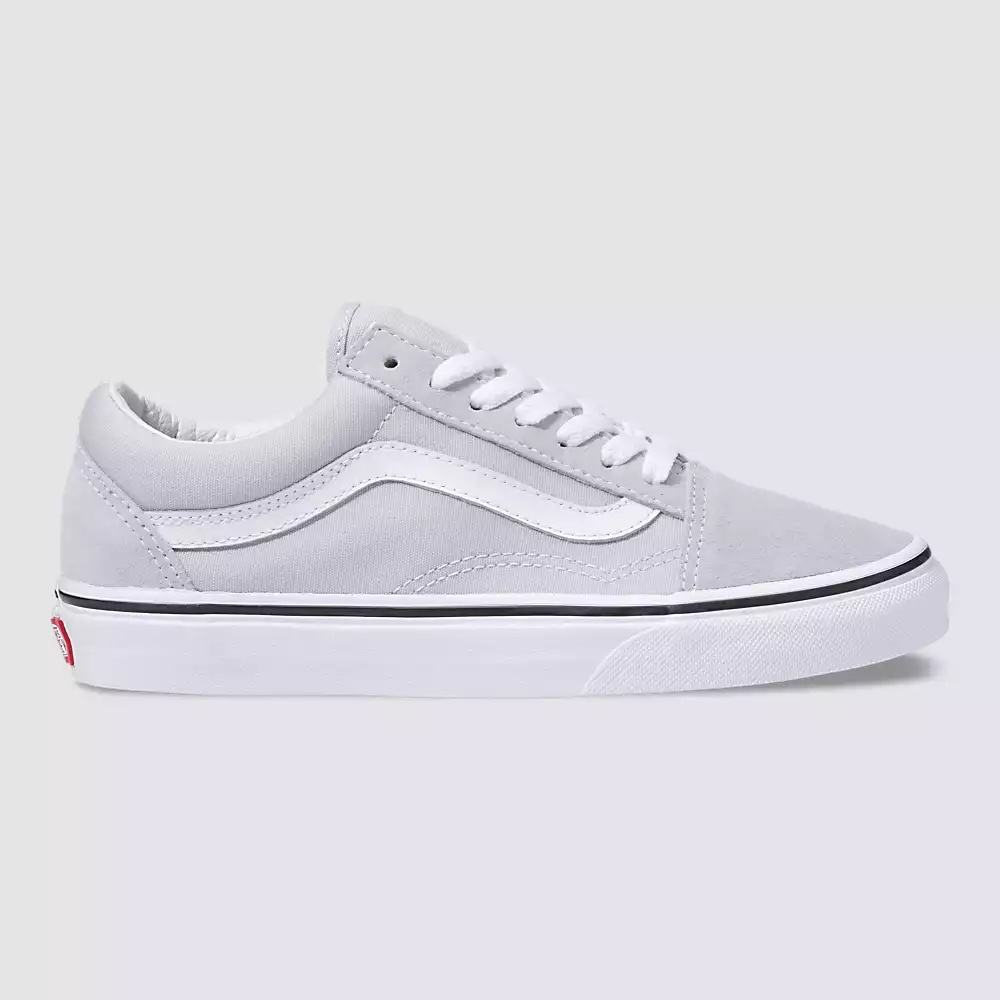 Men's Vans Old Skool Sneakers Grey / White | USA85609