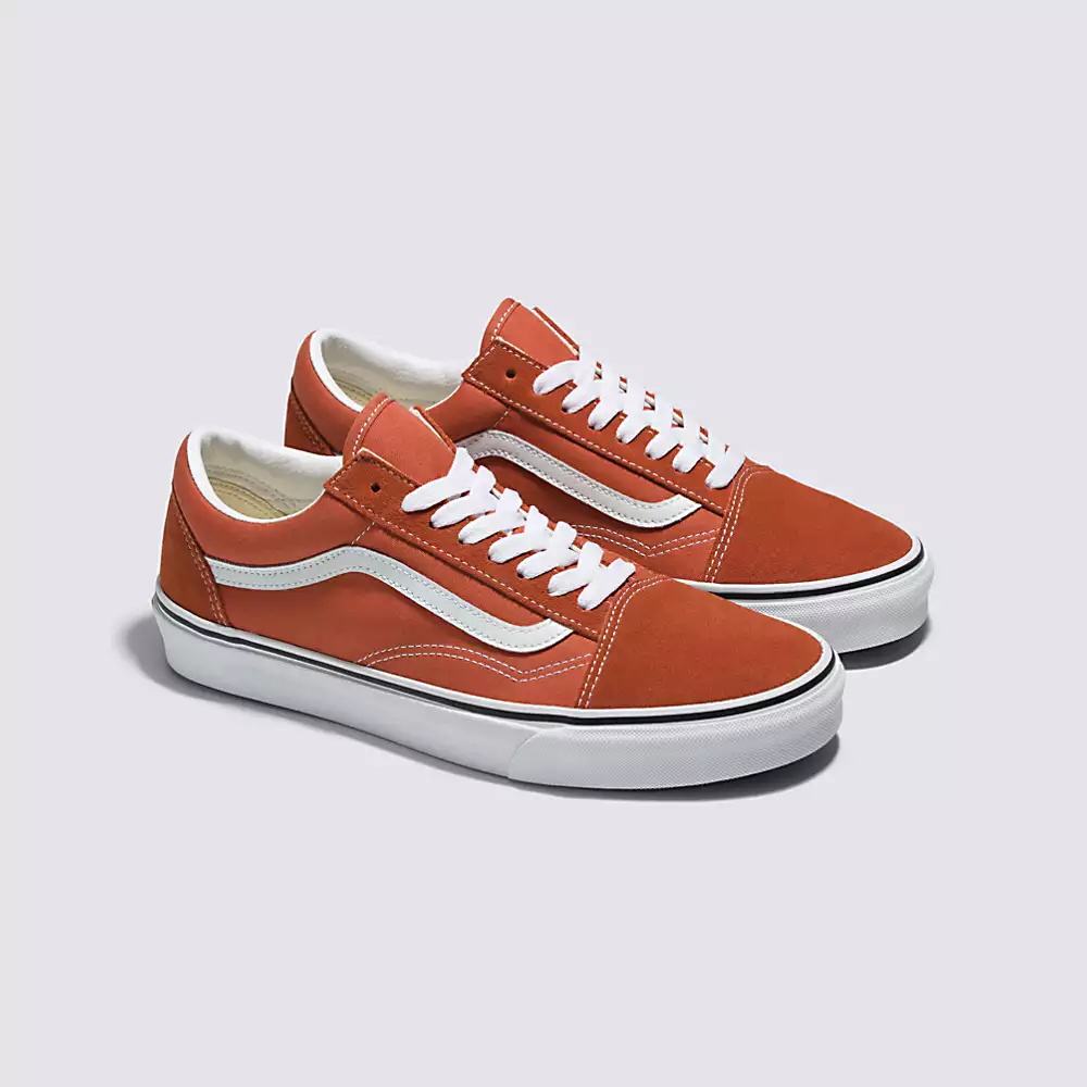 Men's Vans Old Skool Sneakers Orange | USA92176