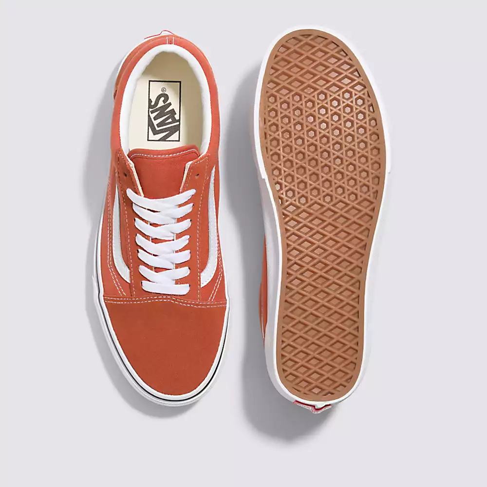 Men's Vans Old Skool Sneakers Orange | USA92176