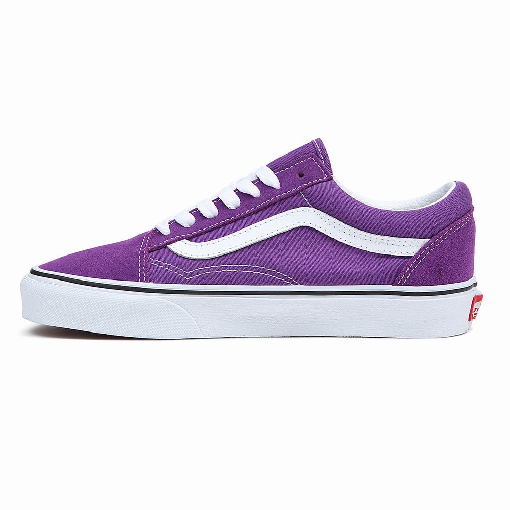 Men's Vans Old Skool Sneakers Purple | USA05216