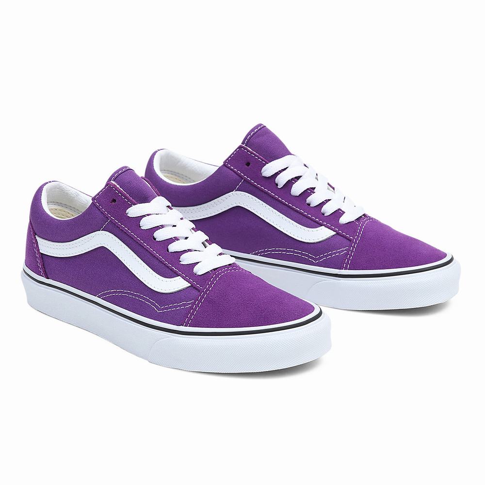 Men\'s Vans Old Skool Sneakers Purple | USA05216