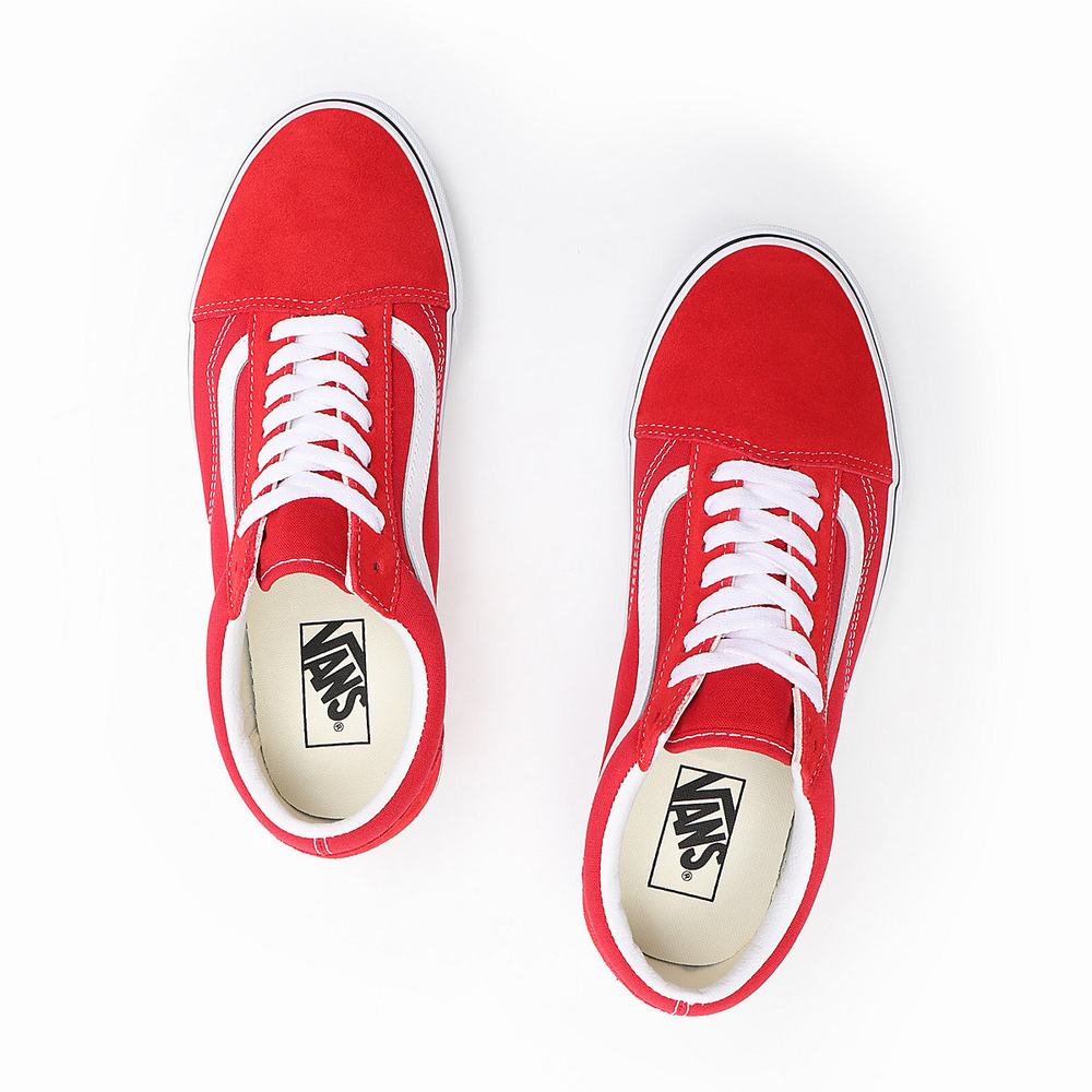 Men's Vans Old Skool Sneakers Red | USA70521