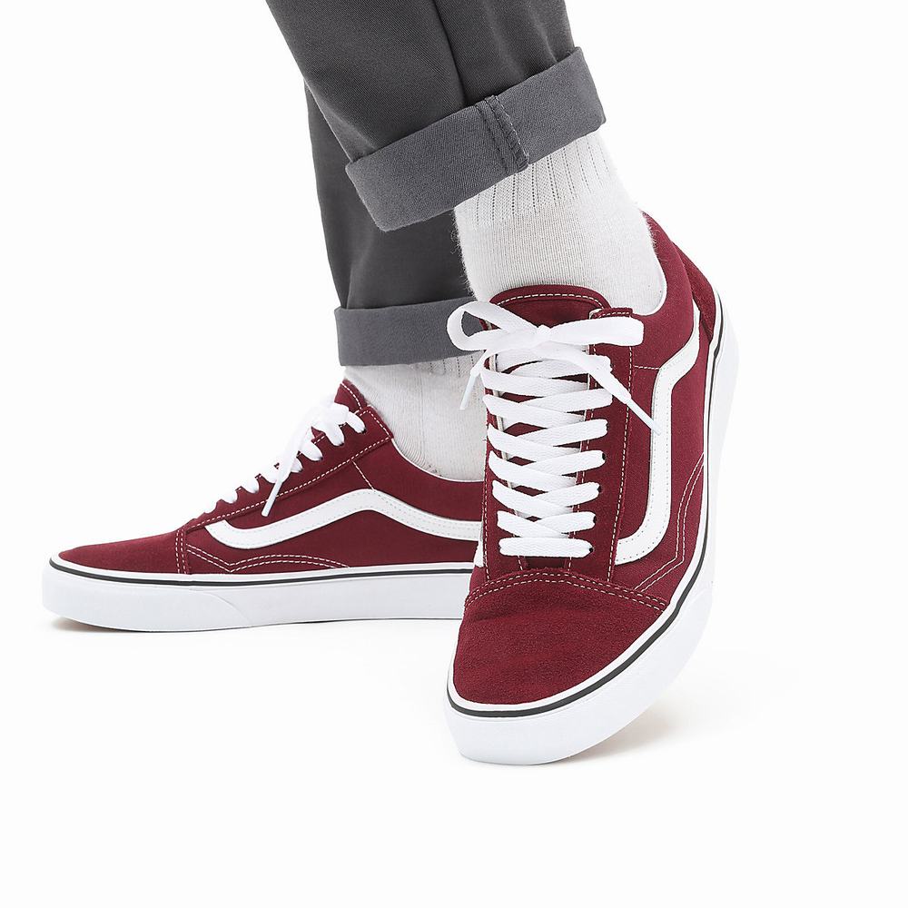 Men's Vans Old Skool Sneakers Red | USA70621