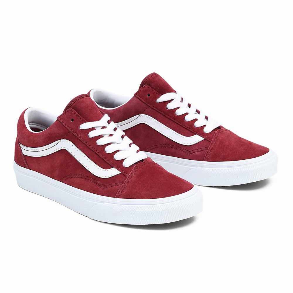 Men\'s Vans Old Skool Sneakers Red | USA95421