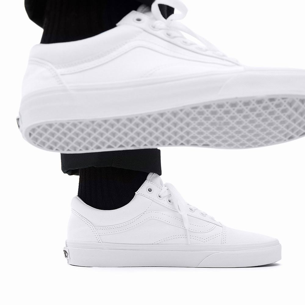 Men's Vans Old Skool Sneakers White | USA48162