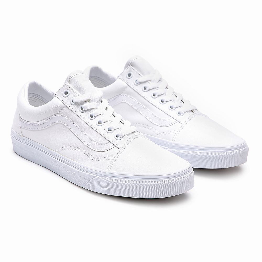 Men\'s Vans Old Skool Sneakers White | USA48162