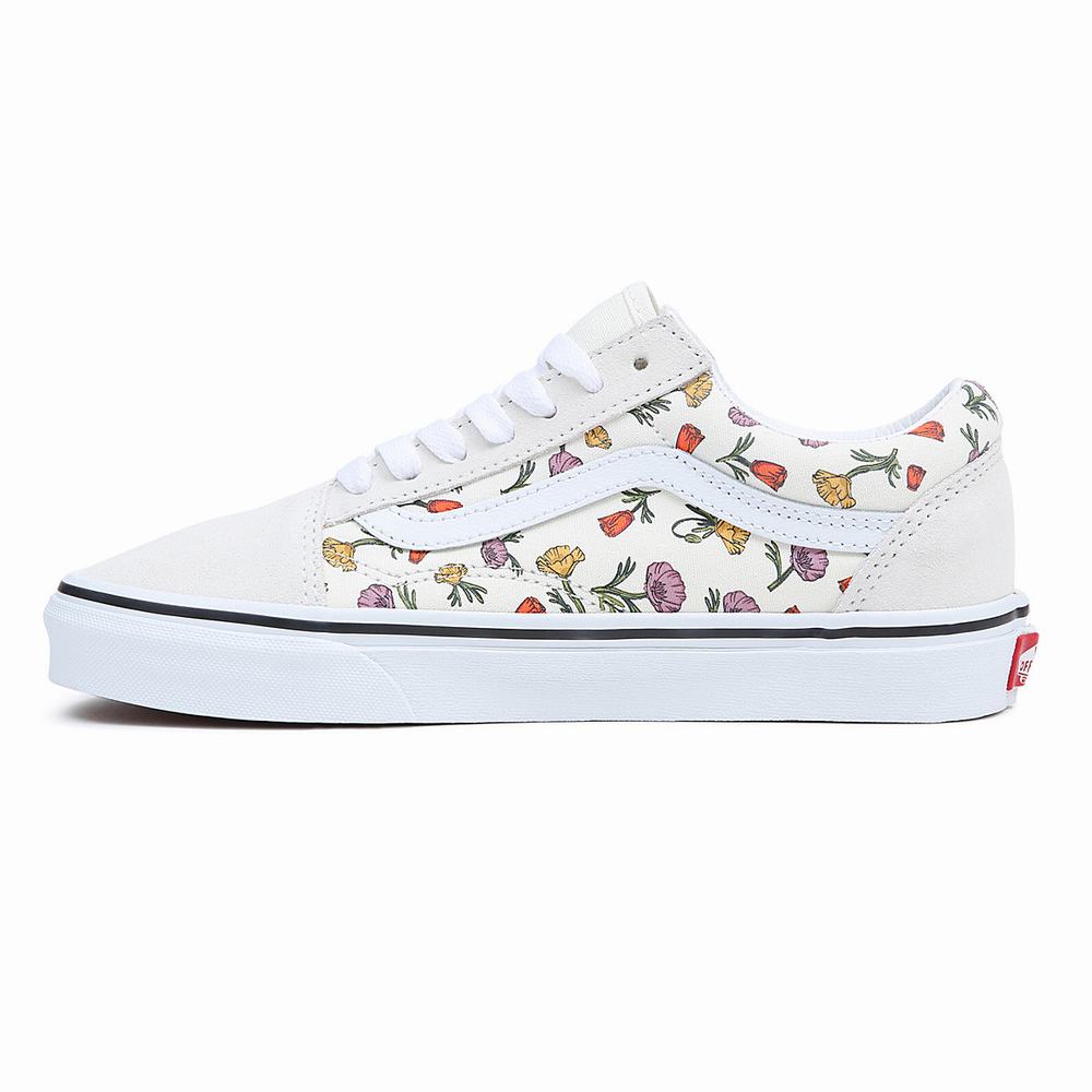 Men's Vans Old Skool Sneakers White | USA62098