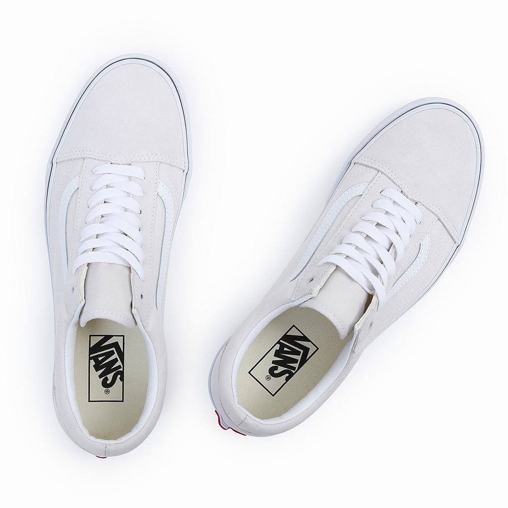 Men's Vans Old Skool Sneakers White | USA69570