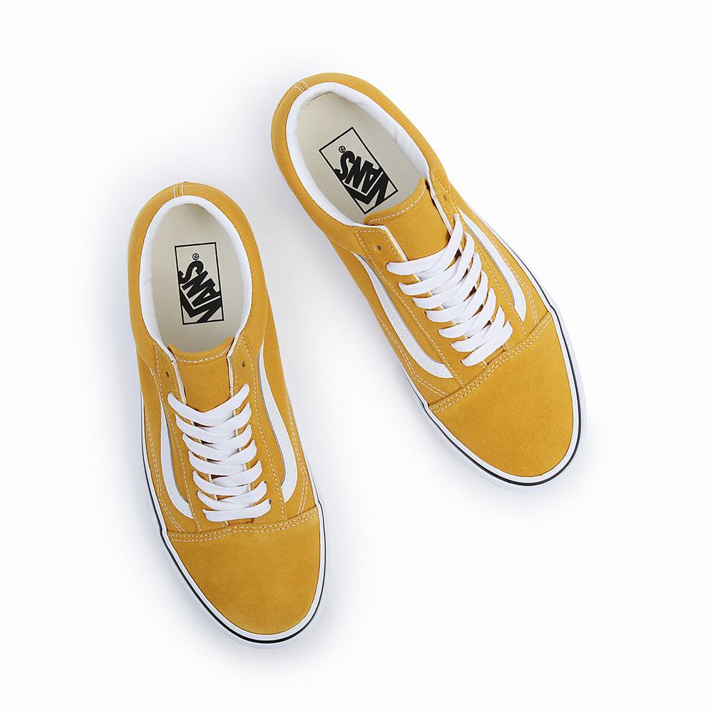 Men's Vans Old Skool Sneakers Yellow | USA37284