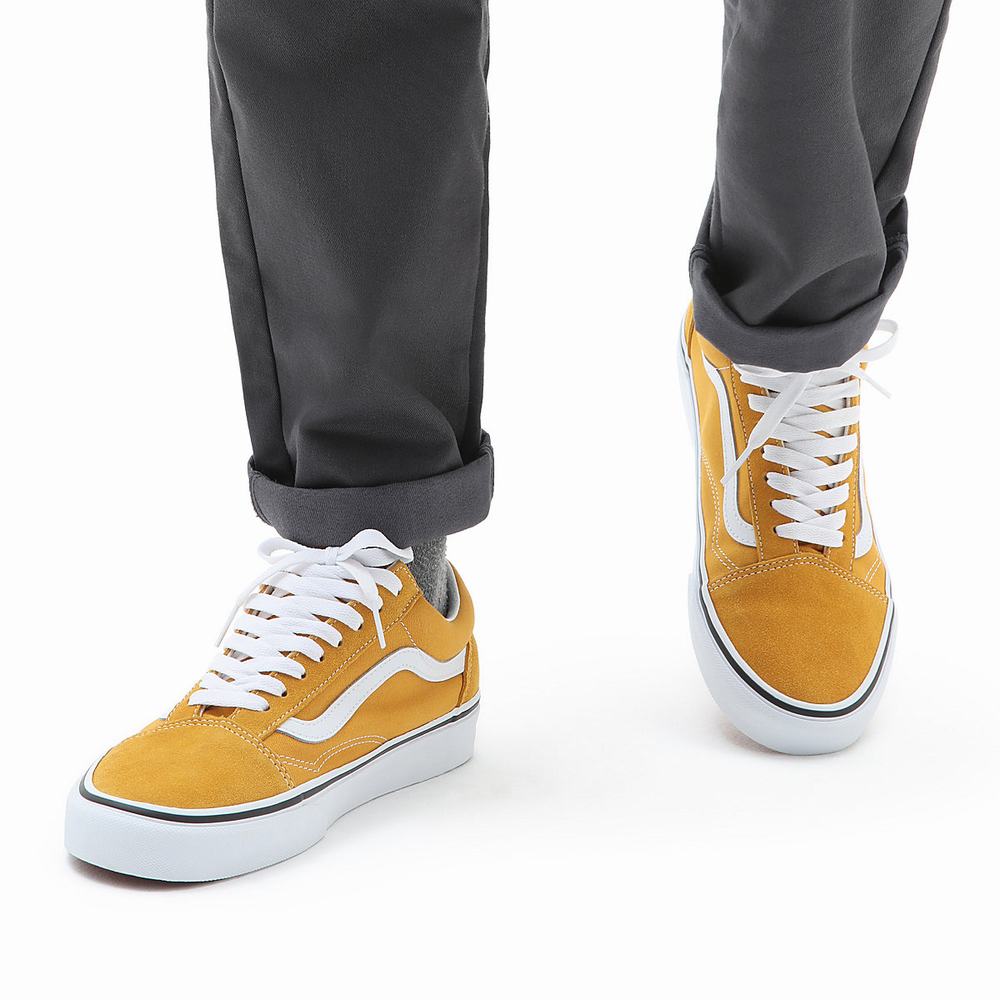 Men's Vans Old Skool Sneakers Yellow | USA37284