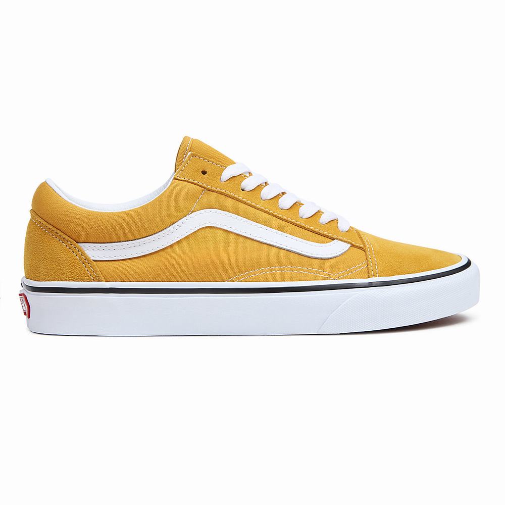 Men's Vans Old Skool Sneakers Yellow | USA37284